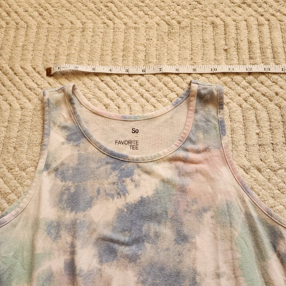 SO Favorite Tee Tie‑Dye Sleeveless Tank Top Juniors XL (14/16) - Picture 5 of 12